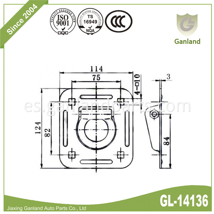 Tie Down Anchor Ring gl-14136